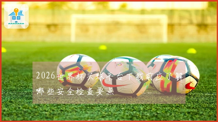 2026世界杯买球平台下载前应了解哪些安全检查要点